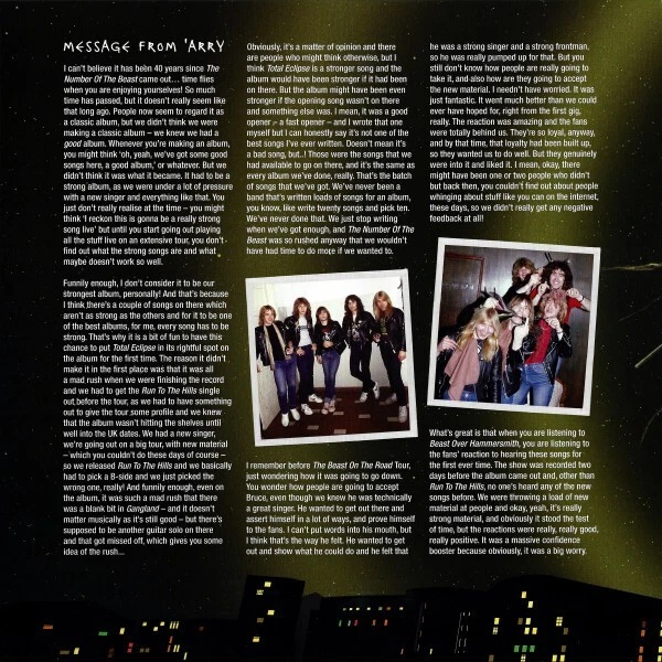 3 LPs / VINYL IRON MAIDEN – NUMBER OF THE BEAST / BEAST OVER HAMMERSMITH - Bild 3 von 4