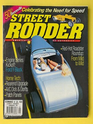 STREET RODDER Magazine - Jan 1999 - '32 Ford Roadster - '38 Oldsmobile Biz