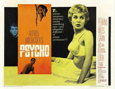 PSYCHO Movie Poster 1960