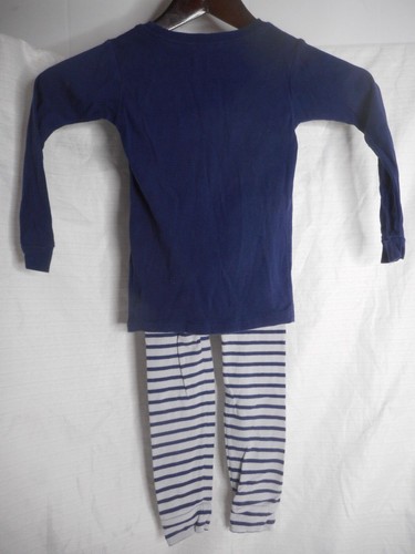 baby Gap Toddler 4yrs Blue/White 2pc Pajamas Long Sleeve & Pants Car Surfboard - Picture 6 of 16