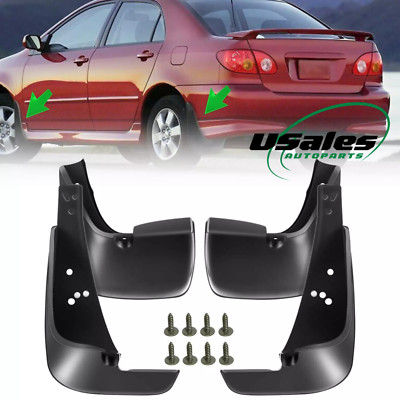 4Pcs Black Front & Rear Mud Flaps Splash Guards Set Fit For 2023 Ford - View #8