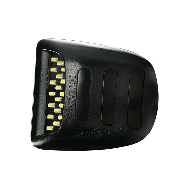 2X LED License Plate Light Red DRL Tube For Chevrolet Silverado 1500 2500 3500HD — 第 4/4 张图片