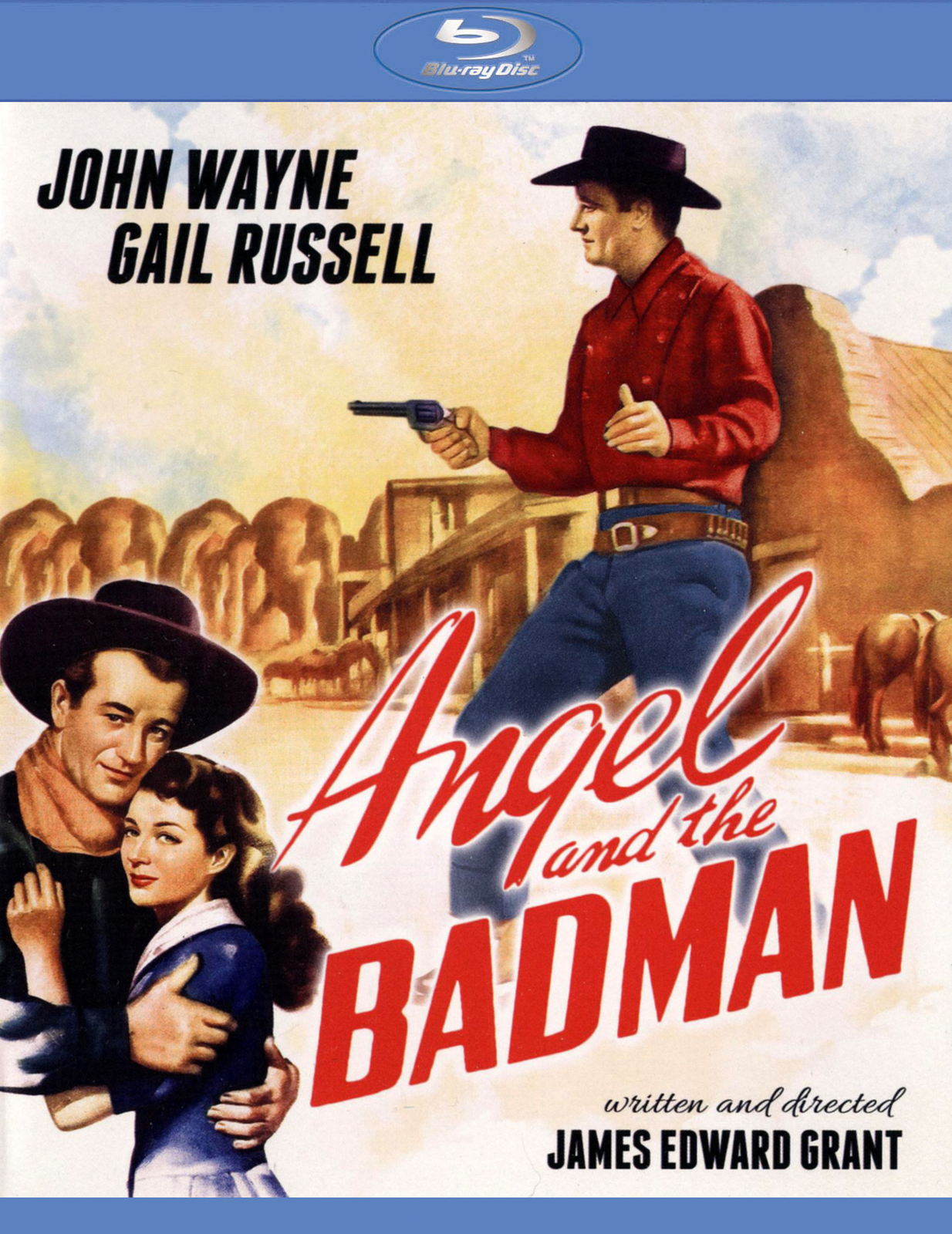 Angel and the Badman (Blu-ray) John Wayne Gail Russell Harry Carey (US IMPORT)