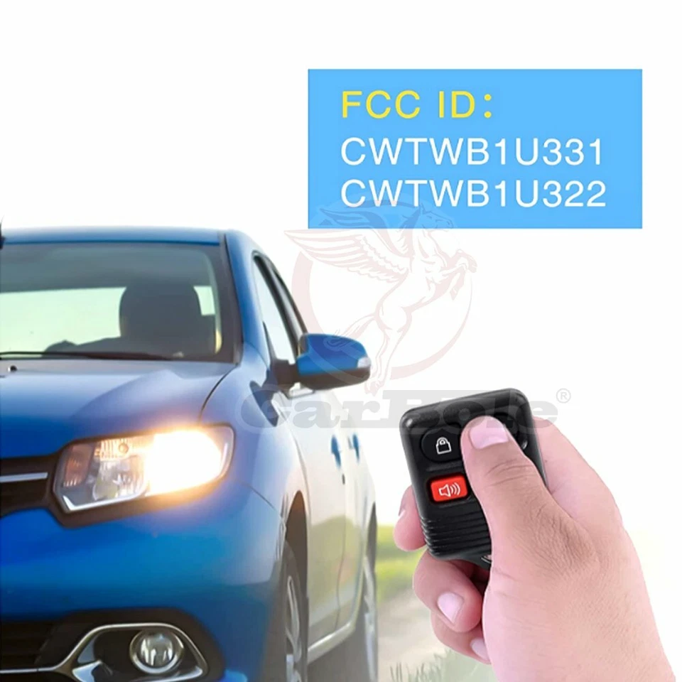 Paquete de 2 llaveros de entrada sin llave para Ford Expedition Explorer Lincoln Aviator Foto 4 de 4