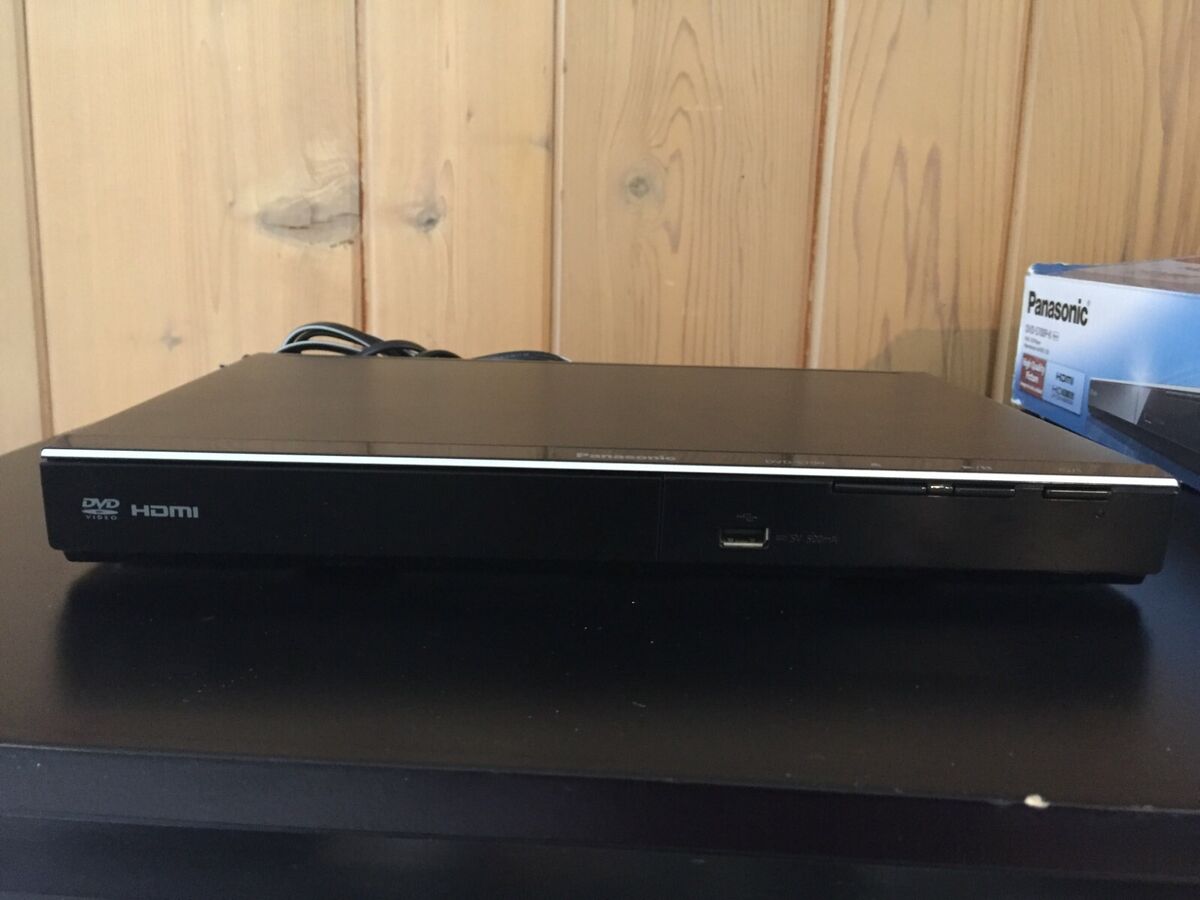 Panasonic DVD Player Model DVD-S700, Full HD, Black, USB HDMI, No Remote -Works Panasonic DVD Player Model DVD-S700, Full HD, Black, USB HDMI, No Remote -Works