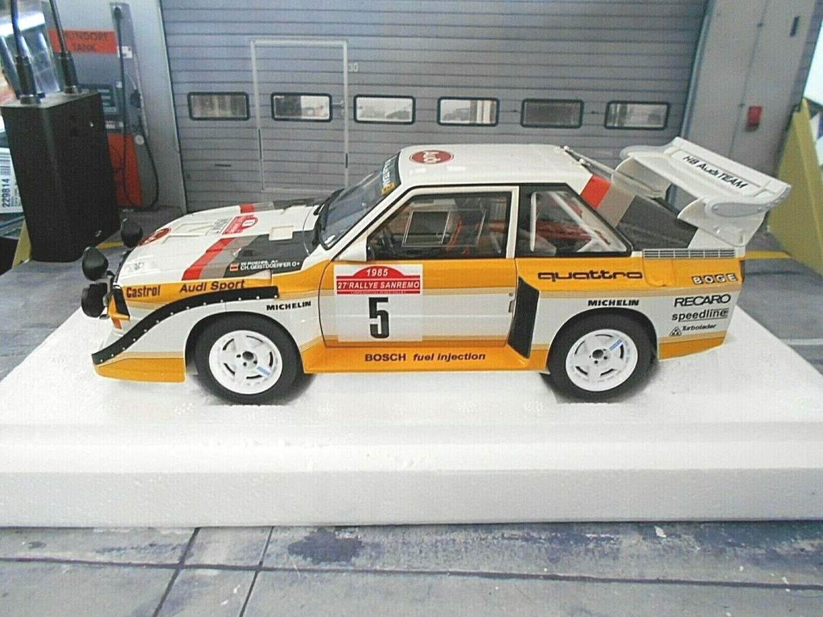 Autoart Audi Sport Quattro S1, W.Röhrl, Ch.Geistdörfer Autoart Audi Sport Quattro S1, W.Röhrl, Ch.Geistdörfer