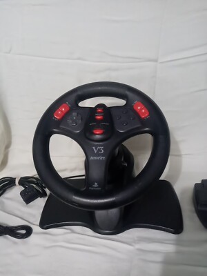 VINTAGE MOUSE SYSTEMS JOYSTICK & Playstation One Interact Racing Steering Wheel