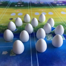 Wingspan - 15 White Eggs -Stonemaier Board Game Parts Extra Set of Eggs