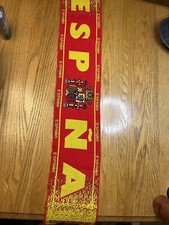 ESPANA - SPAIN Football Soccer Country Pride Winter Scarf EUC