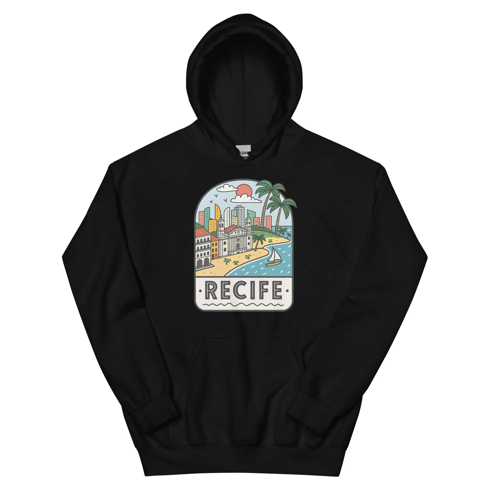 Recife World Travel Urban Area City Hoodie