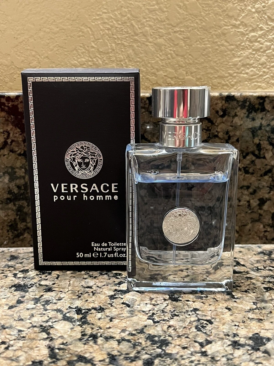Versace pour homme eau de toilette sales natural spray