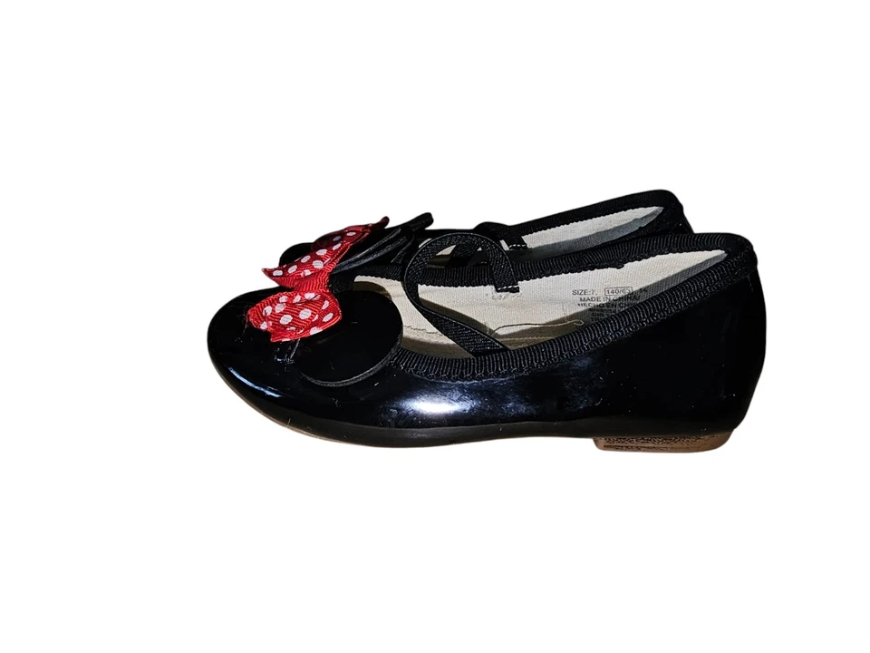 Sapatos rasos Baby Gap meninas Minnie Mouse couro envernizado Mary Jane CRIANÇA 7 - Imagem 3 de 4