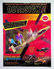 Comanche One RC Helicopter Airplanes Cox 1998 Print Magazine Ad Poster ADVERT