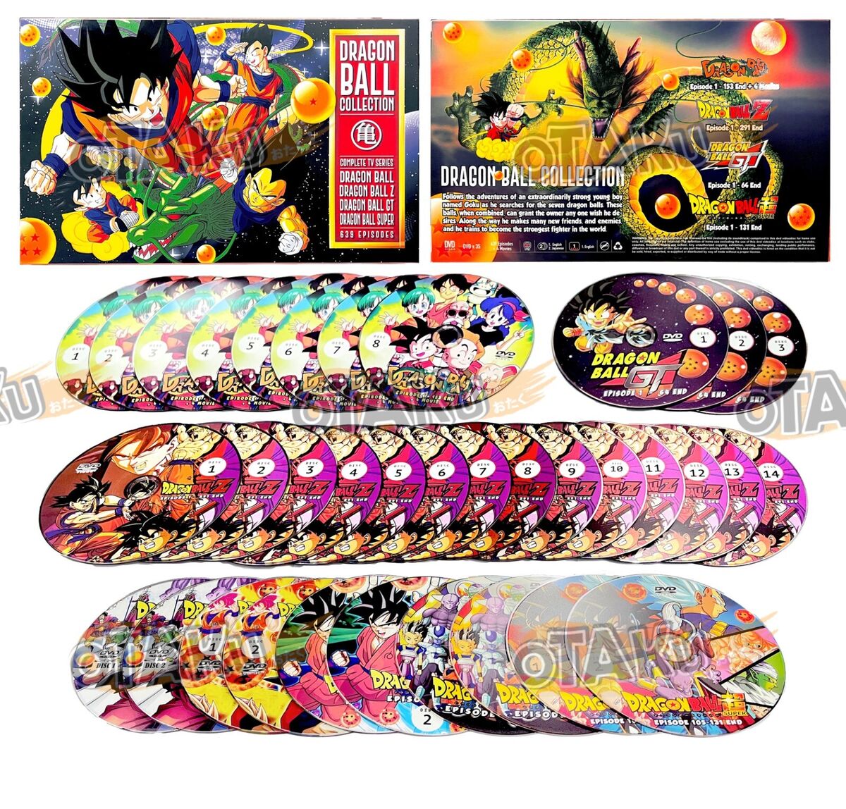 DRAGON BALL COLLECTION - ANIME DVD (1-639 EPS+4 MOVIES) ENG DUB | SHIP FROM  US