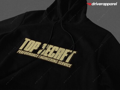 TOP SECRET トップシークレット　ジャンパー JDM Top Secret Shirts & Hoodies Supra Skyline GTR Silvia S15 Gold