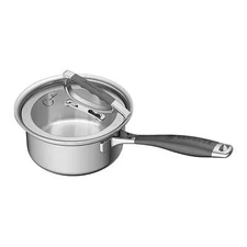CookCraft Sauce Pan with Glass Latch Lid 1.5 Quart