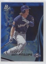 2017 Bowman Platinum Top Prospects Royal Blue Brett Phillips #TP-BP 09wc