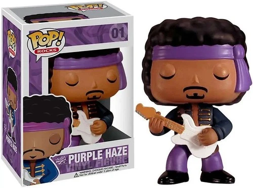 RARE NEW IN BOX Purple Haze Funko POP! #01 in Pop Rocks Vaulted Jimi Hendrix