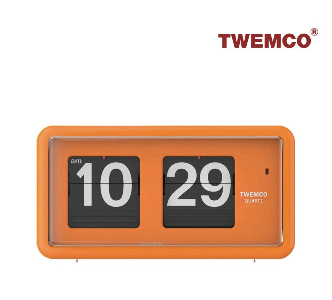 インテリア時計 twemco QT-30 Digital Quartz Table Clock TWEMCO QT-30 ( Orange )NEW/Classic Flip Clock | eBay