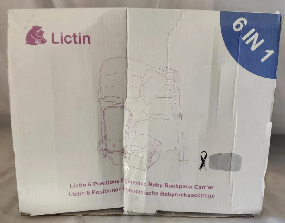 Lictin Baby Carrier 6-in-1 Ergonomic Backpack Carry for Infants
