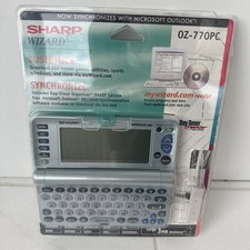    NEW Sharp Wizard OZ-770PC Vintage Electronic Personal Organizer RARE    SEALED