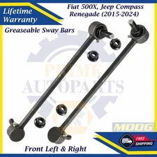 MOOG OEM Front Sway Bars For 2015-2024 Fiat/500x Jeep/Compass/Renegade 9 Yr War.