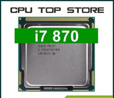 Intel Core i7 870 Processor Quad Core 2.93GHz 95W LGA 1156 8M Cache Desktop CPU