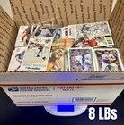 Massive 8 LB Sports Card Lot Vintage & Modern Baseball Football Soccer NBA Mixed