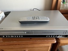 Philips DVP3055V DVD Player /Video VHS Combo with Remote, working please read 