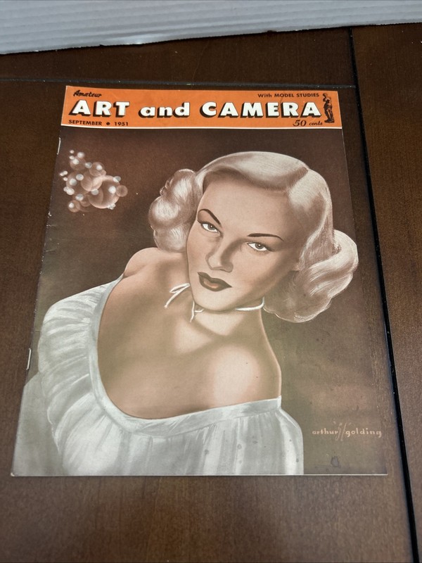 Amateur Art And Camera 1951 Female Art Photography Pinup Magazine