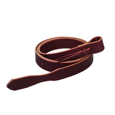 Weaver Leather Burgundy Latigo Leather Western Cinch Strap with Pre-Punched