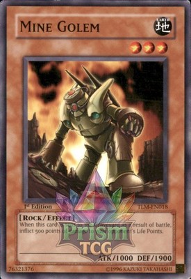 1. Auflage Minengolem TLM-DE018 Yugioh