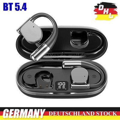 Kabellos Sportkopfhörer Open Ear Kopfhörer Bluetooth 5.4 Kopfhörer mit Mikrofon