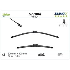 Scheibenwischer Set vorne für Opel Astra L OV5 | 24058832