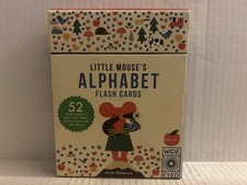 LITTLE MOUSE'S ALPHABET 52 FLASH CARDS to learn your letters  first words