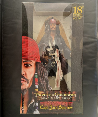 Pirates Of The Caribbean JACK SPARROW Dead Man's Chest 45cm NECA
