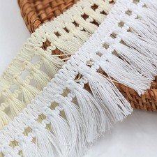 25M 5cm Wide Fringe Trim DIY Material for Skirt Hem Tablecloth Decor Accessories