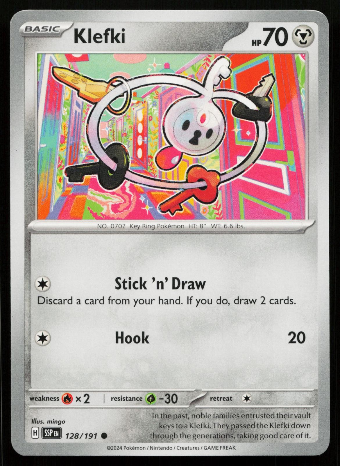 Klefki 128/191 Surging Sparks Pokemon Near Mint