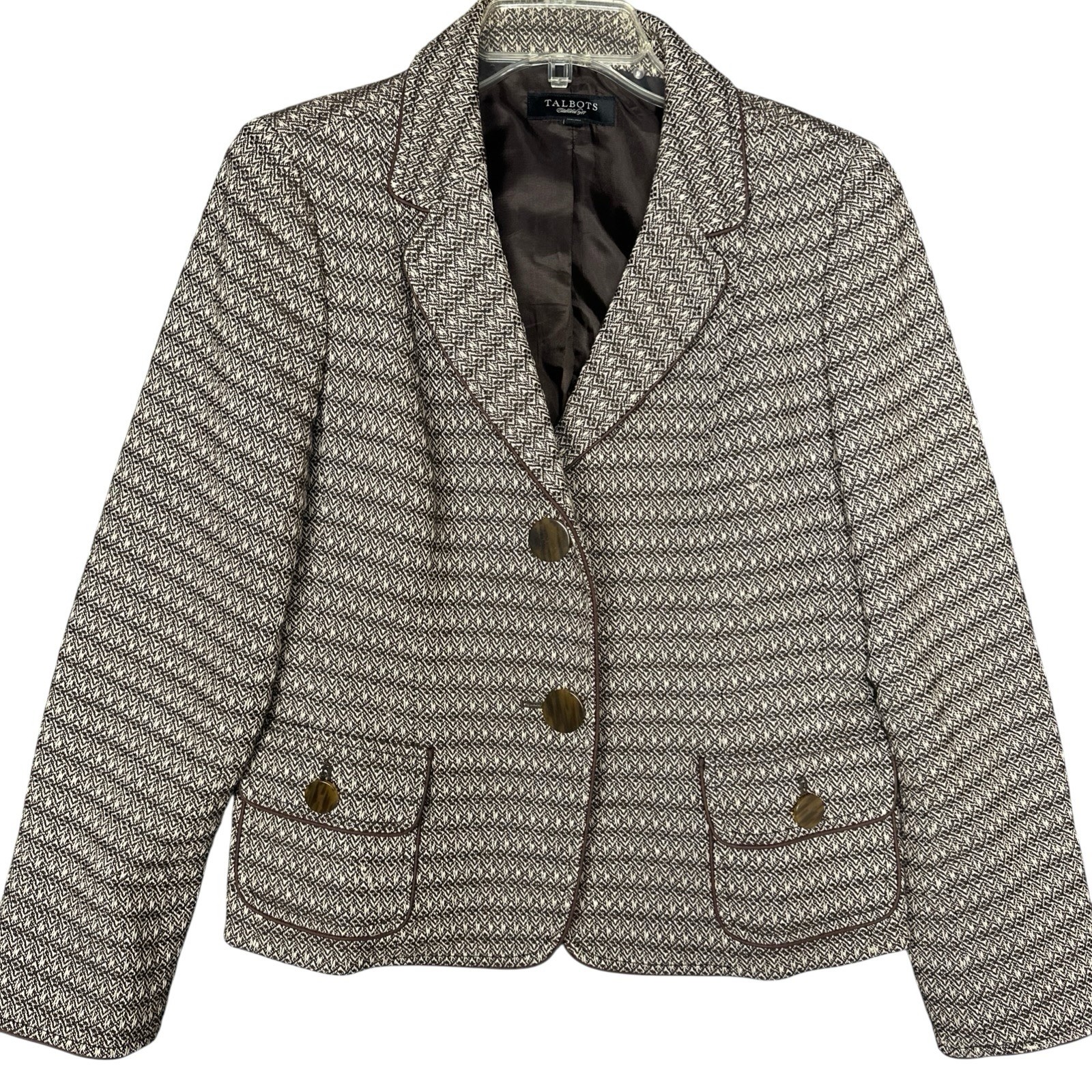 Talbots Blazer Two Button Jacket Women's Size 10 … - image 1