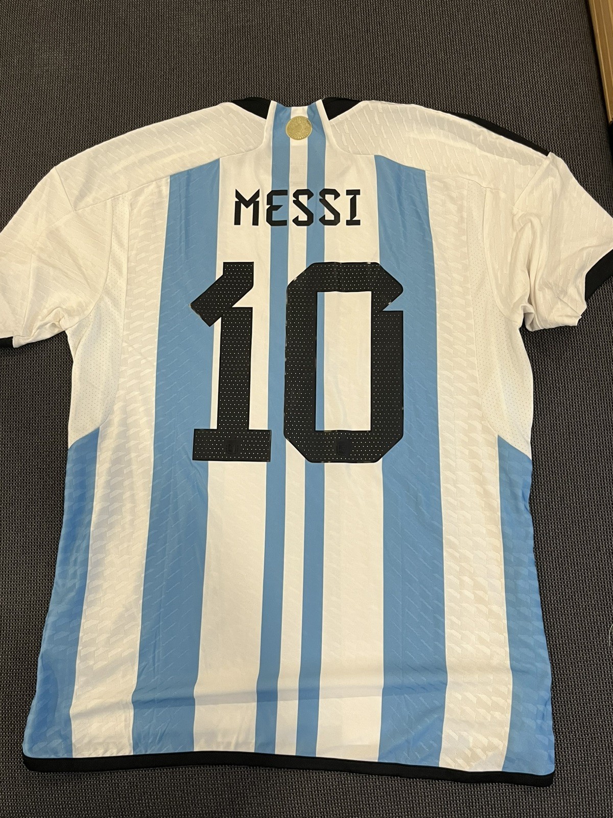 Adidas World Cup 3 STAR Argentina Home MESSI Jersey 2022 Size XL