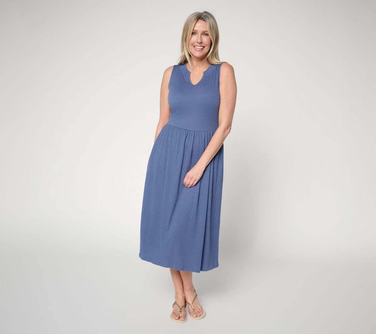 denim and company dresses Ada Denim Midi Dress