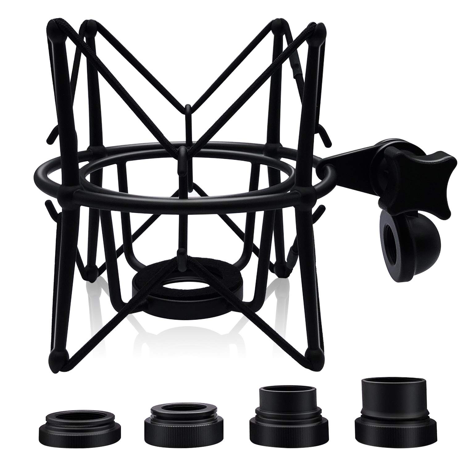 Microphone Shock Mount Mic Holder - Anti Vibration Spider Shockmount