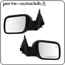 For 11-15 Ford Explorer Heated Power-folding Pair Side Mirrors Signal Puddle Bsm