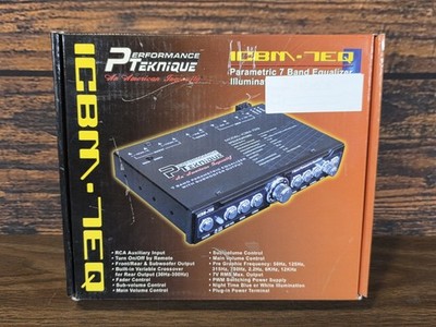 Performance Teknique ICBM-7EQ 7 Band Parametric Equalizer Car Audio EQ