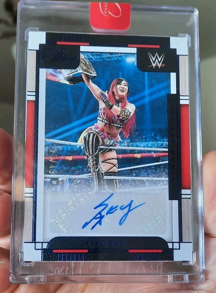 2024 WWE PANINI THREE COUNT! IYO SKY! TIMELESS MOMENTS AUTOGRAPH! - Image 3 of 4