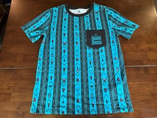 Disney World Haunted Mansion T Shirt Small Blue Short Sleeve