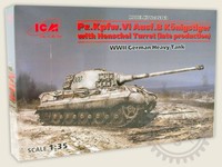 Pz.Kpfw.Vi Ausf. B Tiger Ii, Henschel Turret (Late Production) / 1:35 - Icm