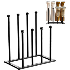 4 Pair Wellington Boot Shoe Rack Stand Storage Wellie Welly Holder Organizer