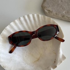Authentic Vintage 90s Cat Eye Sunglasses Women's Tortoise She  ll