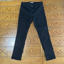 Levi's 711 Skinny Jeans Women  s Size 27 Black Stretch Denim